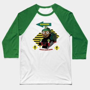 Crotoonia's Railside Roadtrip - Rishaira Baseball T-Shirt